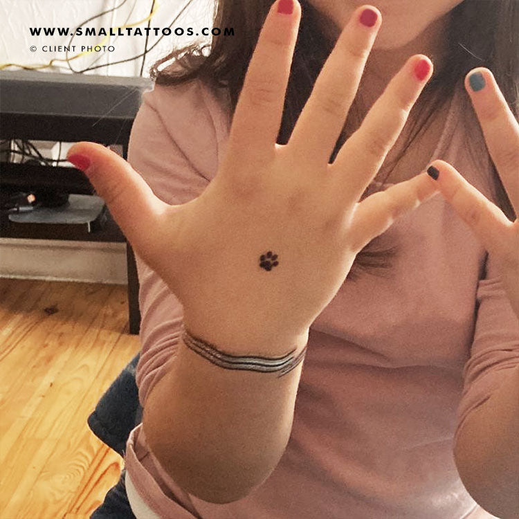 Tatuaje temporal de pata de mascota (juego de 3)
