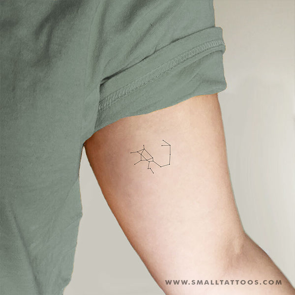 Small Sagittarius Constellation Temporary Tattoo