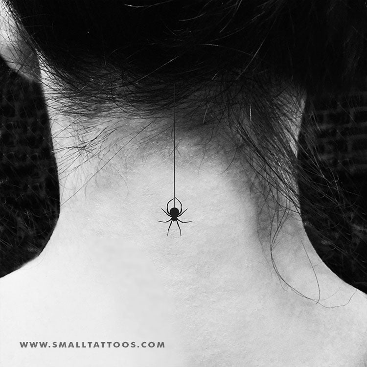 Tatuaje temporal de araña colgante (juego de 3)