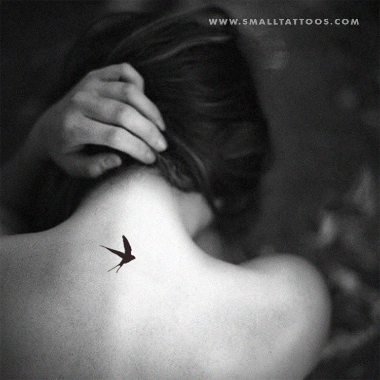 Swallow Temporary Tattoo (Set of 3)