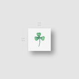 Three Leaf Clover Temporary Tattoo by Zihee (Set of 3)