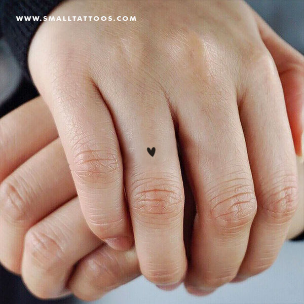 Buy Heart Line Temporary Tattoo / Small Cute Heart Outline Online in India  - Etsy