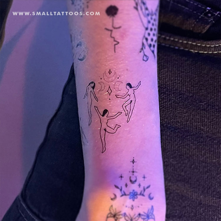 Witches' Sabbath Temporary Tattoo by Tukoi (Set of 3)