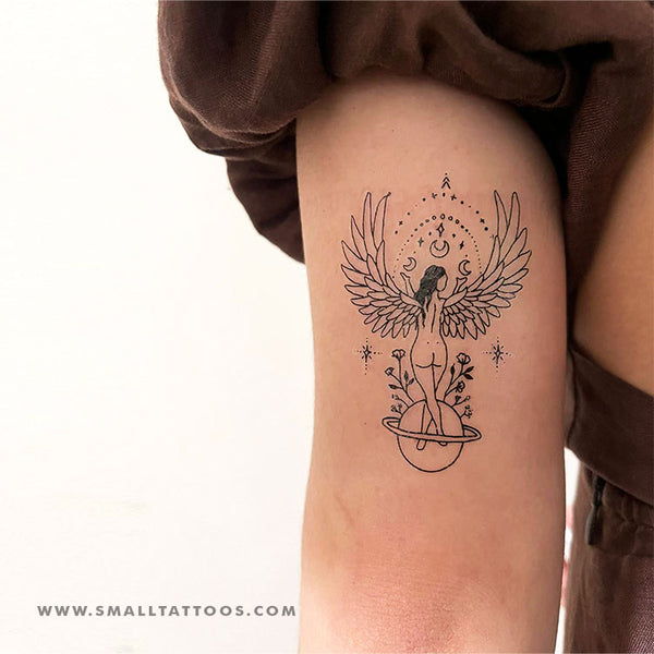 michelangelo angel tattoo