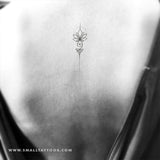 Unalome Lotus Temporary Tattoo (Set of 3)