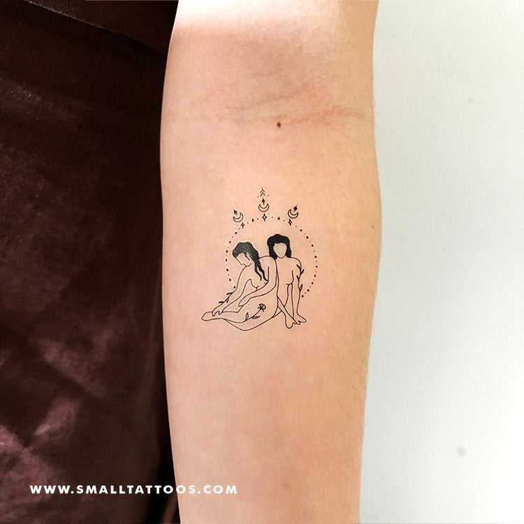 Two Women Temporary Tattoo by Tukoi (Set of 3)