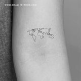 Georgia Map Temporary Tattoo - Set of 3 – Little Tattoos