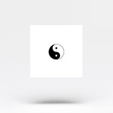 Small Yin Yang Temporary Tattoo (Set of 3)