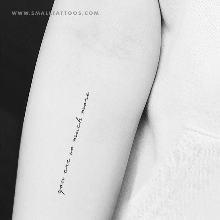 You Are So Much More Temporary Tattoo (Set of 3)
