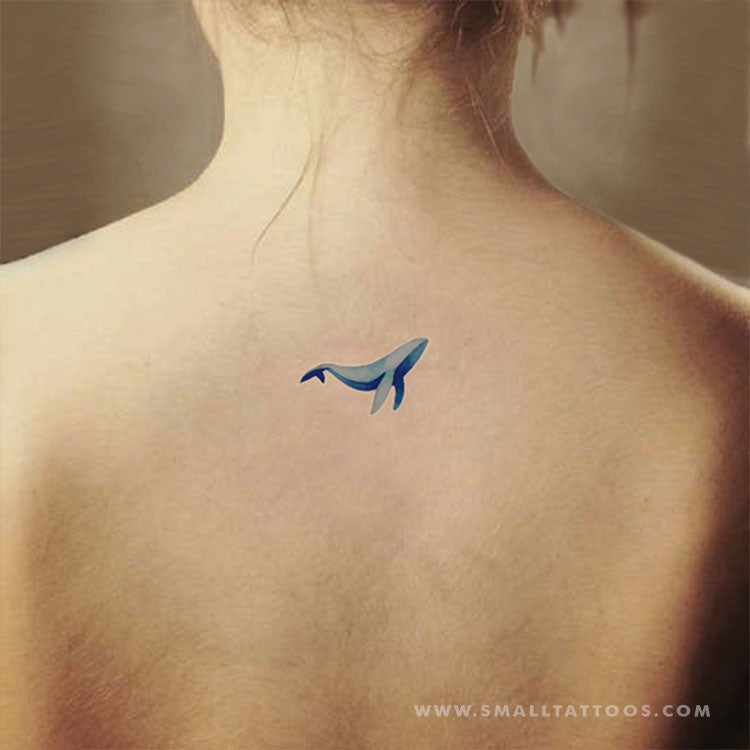 Whale Temporary Tattoo by Zihee (Set of 3)